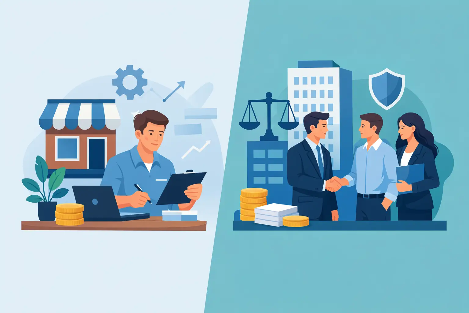Differenza tra ditta individuale e SRL, in pratica